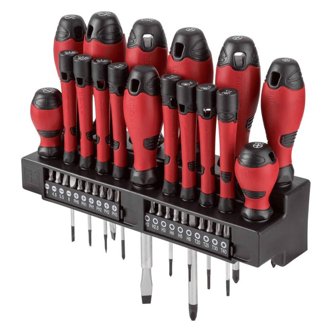 PARKSIDE® Bit And Screwdriver Set, With Wall Bracket - EUROPEAN HOUSE HOLD