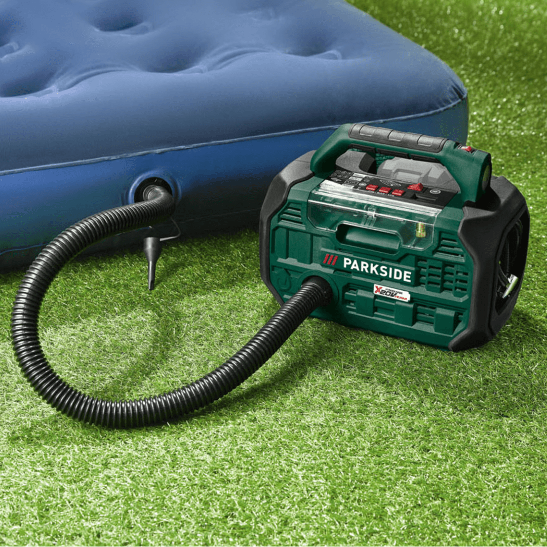 PARKSIDE® Cordless Air Compressor And Pump With Charger And Battery ...
