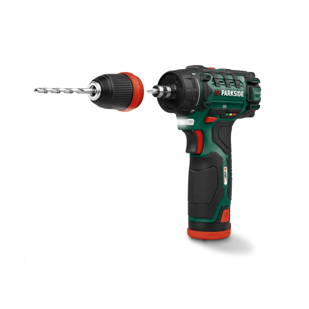 PARKSIDE® Cordless drill driver »PBSA 12 D4« 12 V - EUROPEAN HOUSE HOLD