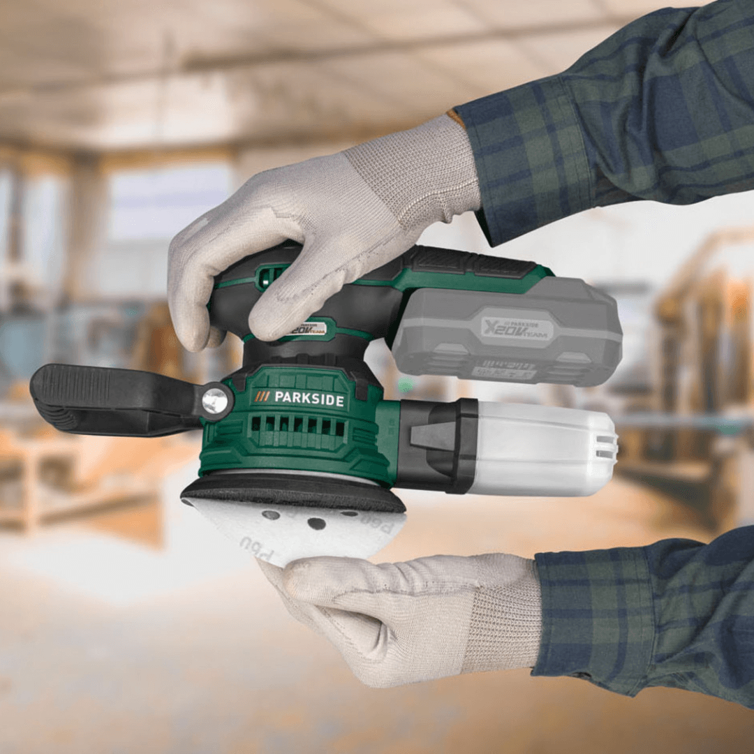 PARKSIDE® Cordless Eccentric Sander PAEXS 20-Li B2 «, 20 V - EUROPEAN HOUSE HOLD