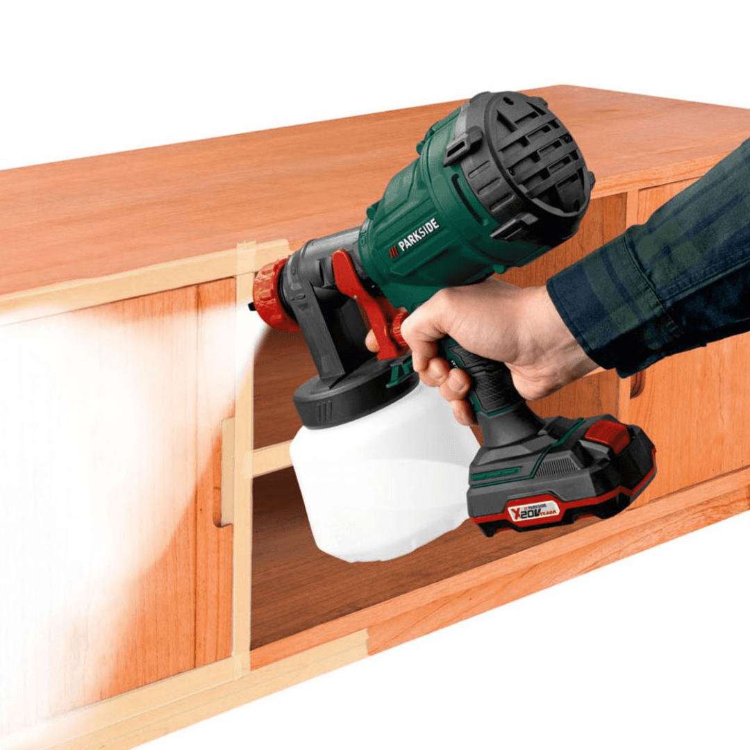 PARKSIDE® CORDLESS SPRAY GUN »PFSA 20-LI A1«, 20 V - EUROPEAN HOUSE HOLD