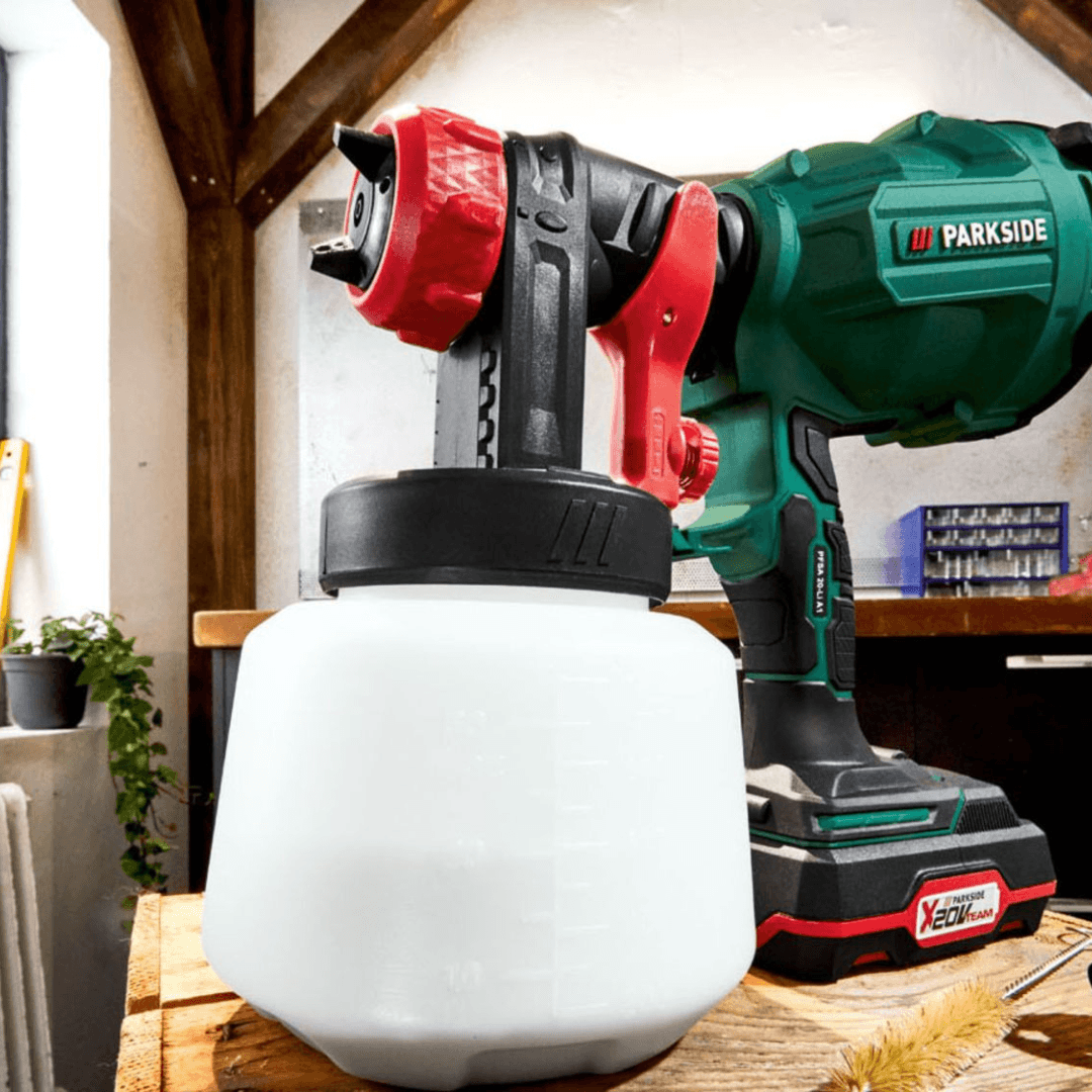 PARKSIDE® CORDLESS SPRAY GUN »PFSA 20-LI A1«, 20 V - EUROPEAN HOUSE HOLD