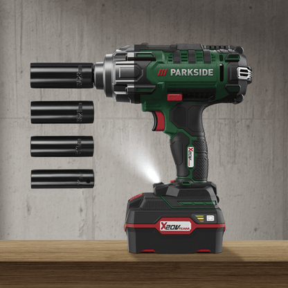 PARKSIDE® PASSK 20-Li B2 Cordless Vehicle Impact Wrench, 20V - EUROPEAN HOUSE HOLD