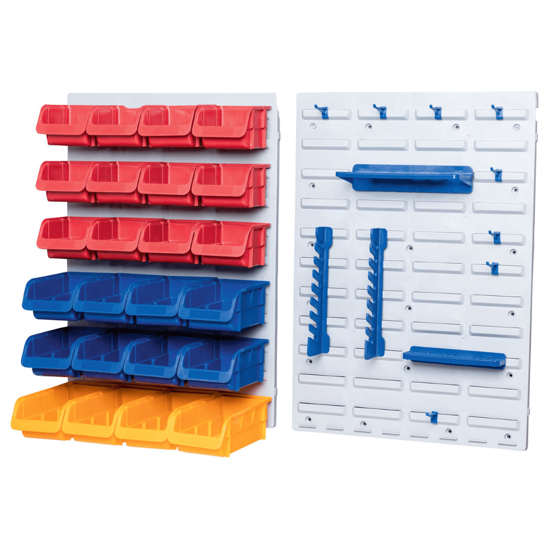 PARKSIDE® Wall Organizer, 75 Pieces, 2 Wall Panels - EUROPEAN HOUSE HOLD