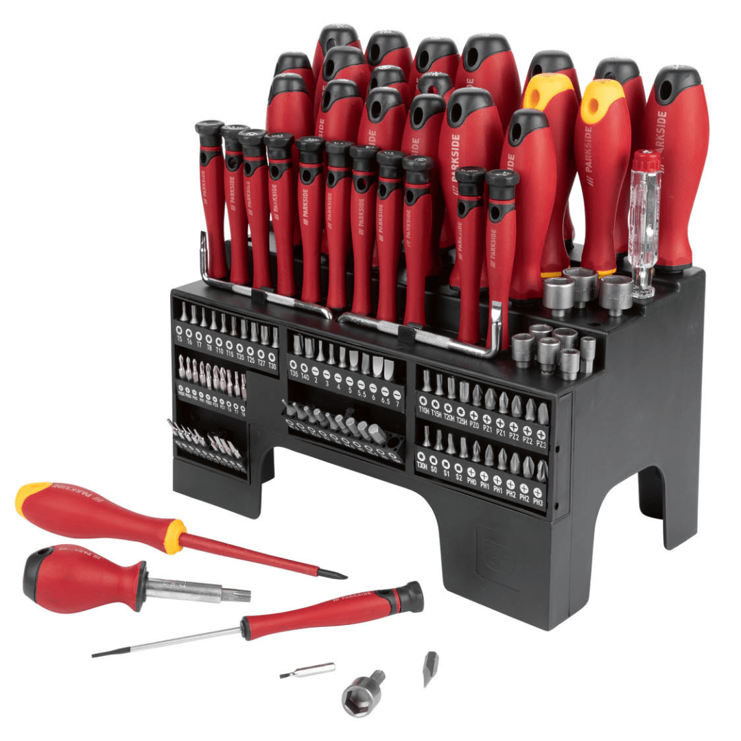 PARKSIDE® XXL Screwdriver And Bit Set, 116 Pieces - EUROPEAN HOUSE HOLD