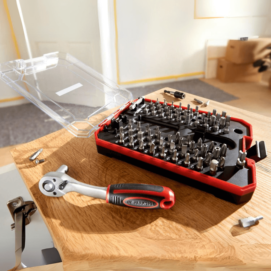 PARKSIDE Ratchet And Bit Set 81 PCS - EUROPEAN HOUSE HOLD