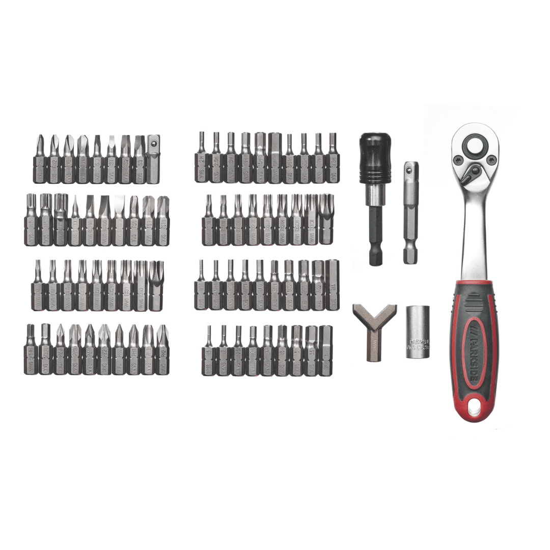 PARKSIDE Ratchet And Bit Set 81 PCS - EUROPEAN HOUSE HOLD