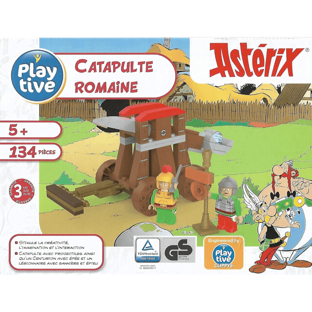 Play Live Roman Catapult - Asterix and Obelix - Compatible with Lego - EUROPEAN HOUSE HOLD