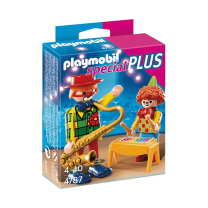 PLAYMOBIL4787 Clowns Play Set , Fun Imaginative Role-Play, Suitable for Children Ages 4+ - EUROPEAN HOUSE HOLD