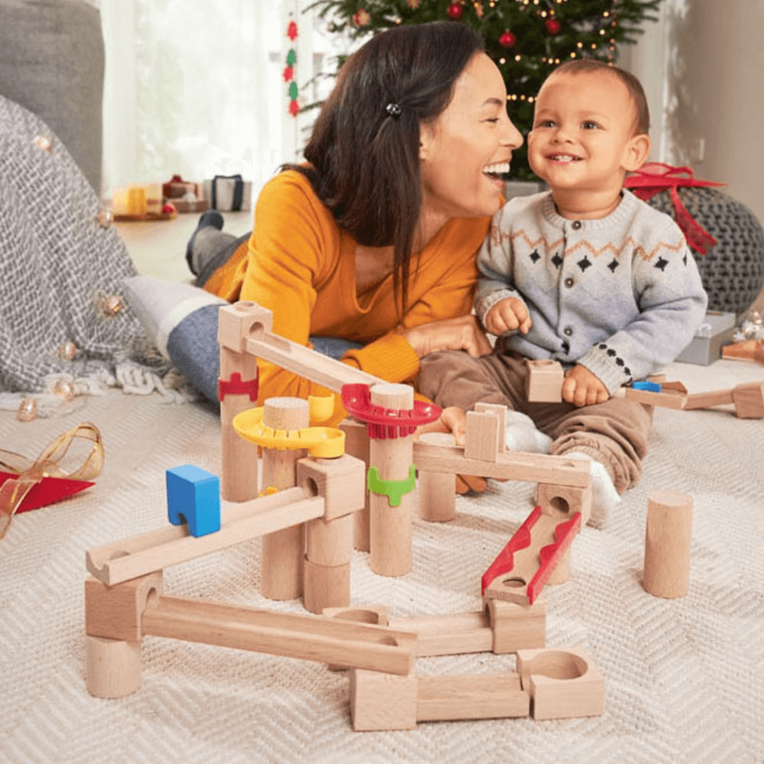 PLAYTIVE CASCADE MARBLE RUN 35 PIECES - EUROPEAN HOUSE HOLD