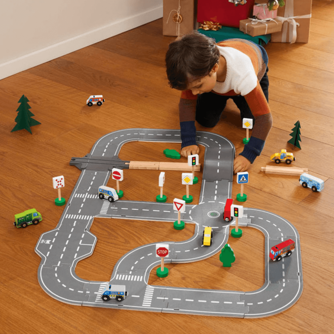 Playtive City Road Set 35 Pieces - EUROPEAN HOUSE HOLD