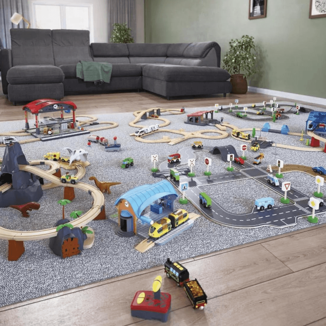 PLAYTIVE CONSTRUCTION ROAD SET 36 PIECES - EUROPEAN HOUSE HOLD