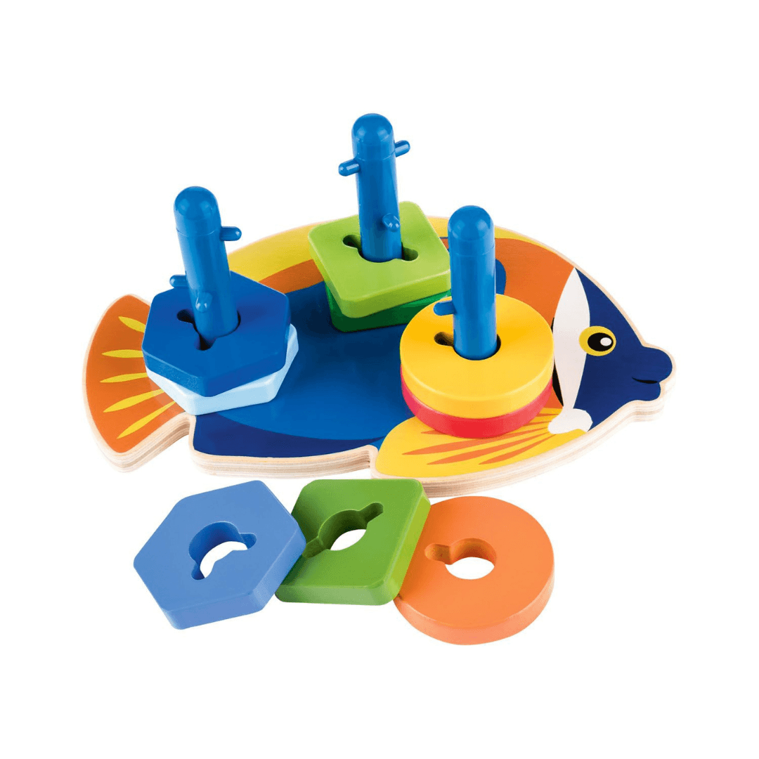 PLAYTIVE FISH NESTING GAME 10 PIECES - EUROPEAN HOUSE HOLD