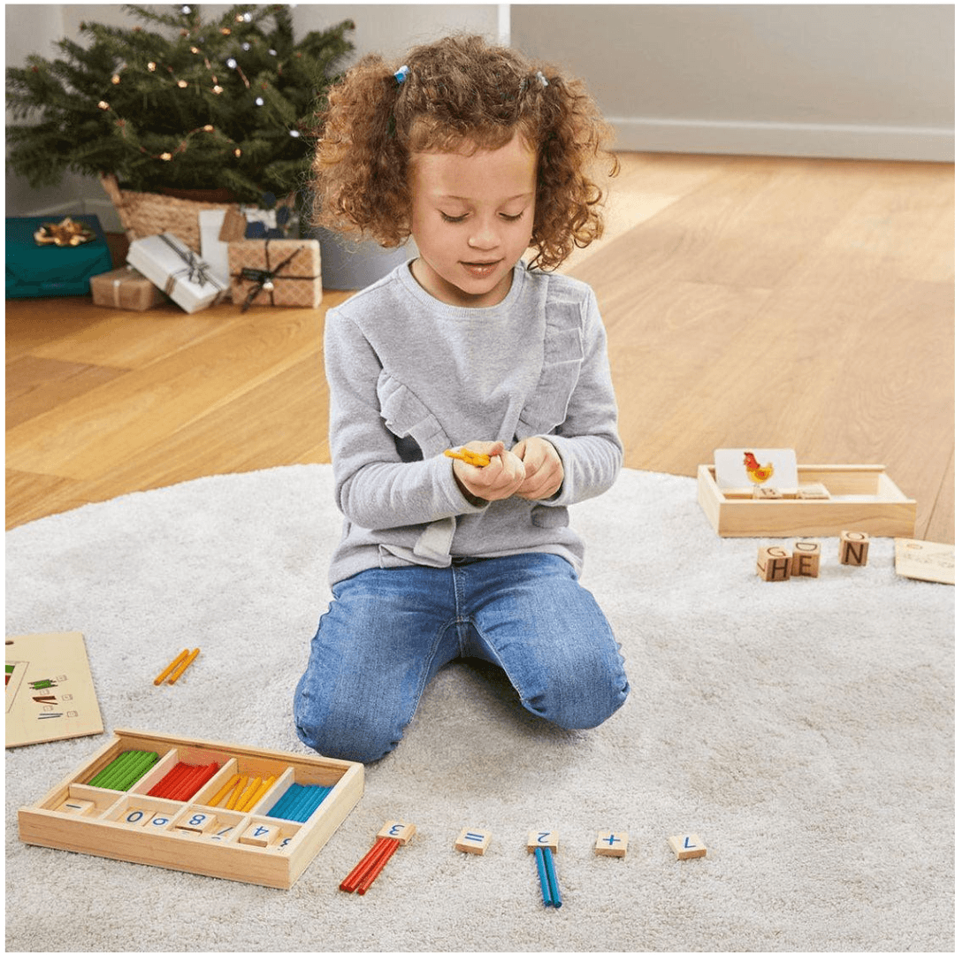 PLAYTIVE LETTER CUBES SET 39 PIECES - EUROPEAN HOUSE HOLD