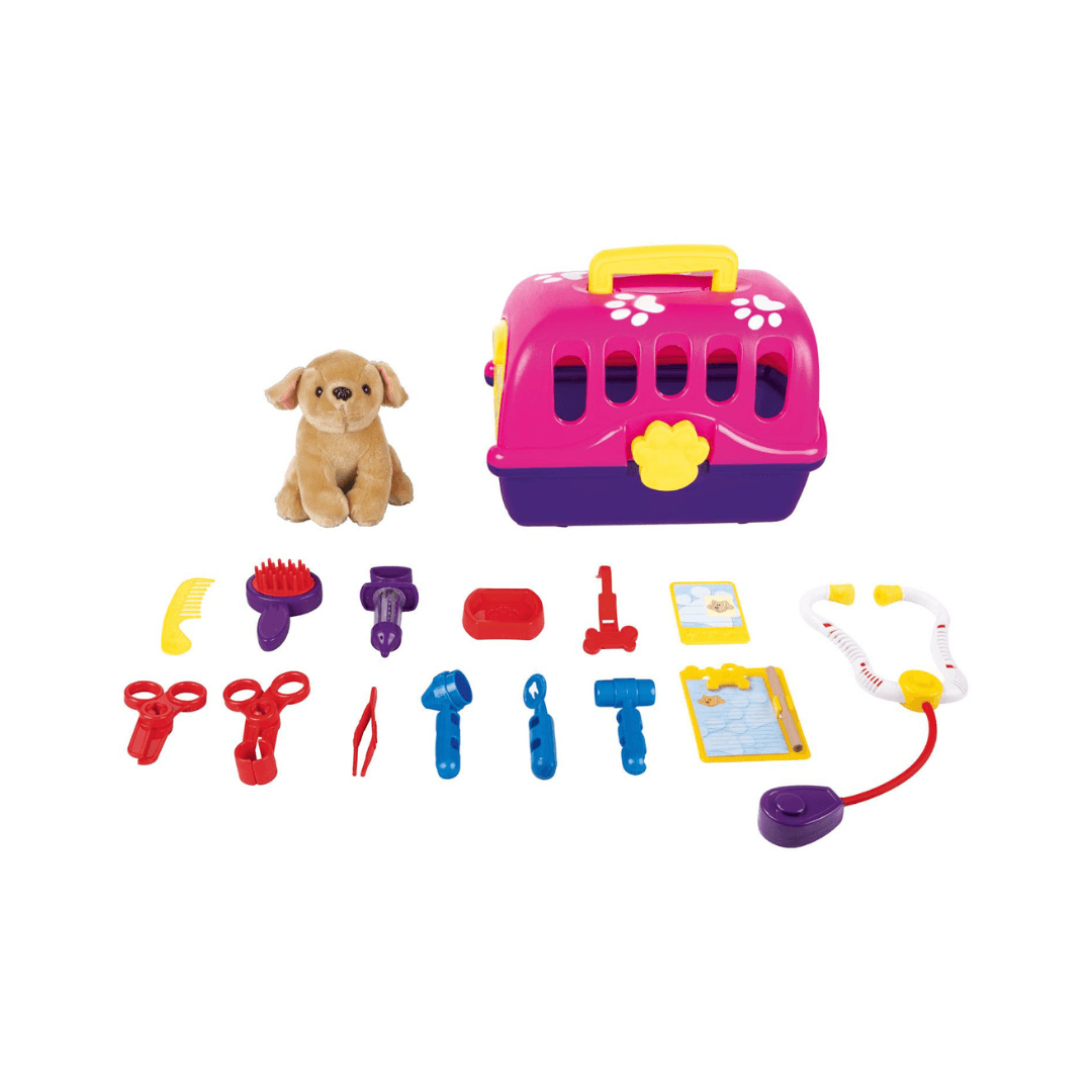 PLAYTIVE PLAYSET VET 19 PIECES SET - EUROPEAN HOUSE HOLD