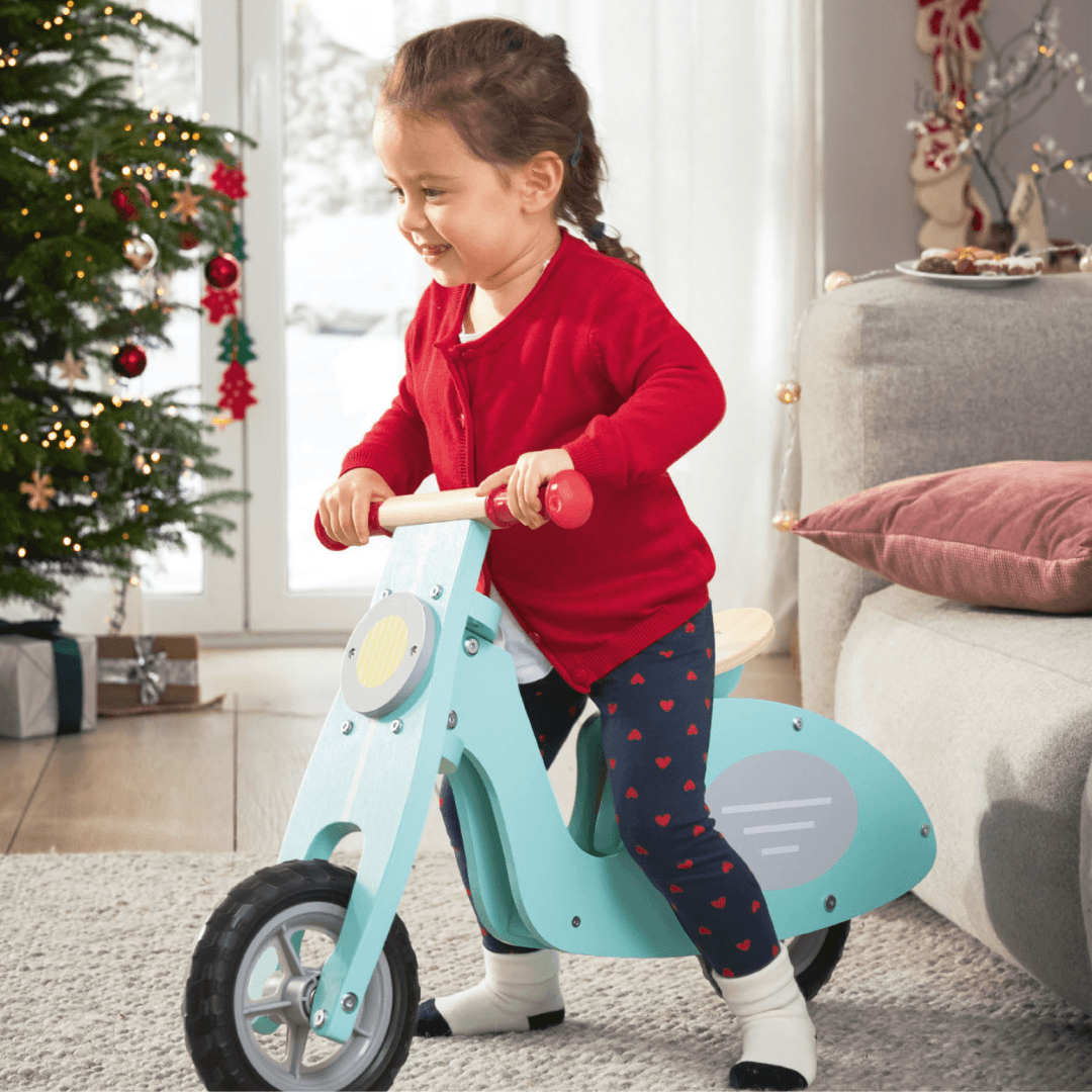 PLAYTIVE® WOODEN BALANCE BIKE - EUROPEAN HOUSE HOLD