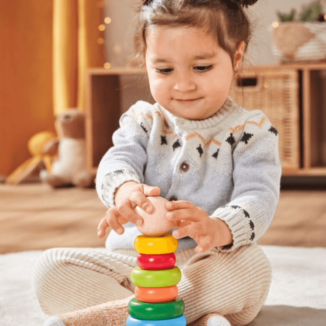 PLAYTIVE STACKING TOWER 9 PIECES - EUROPEAN HOUSE HOLD