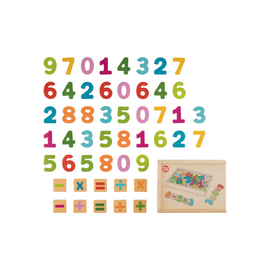 PLAYTIVE WOODEN EDUCATIONAL MAGNETIC NUMBERS - EUROPEAN HOUSE HOLD