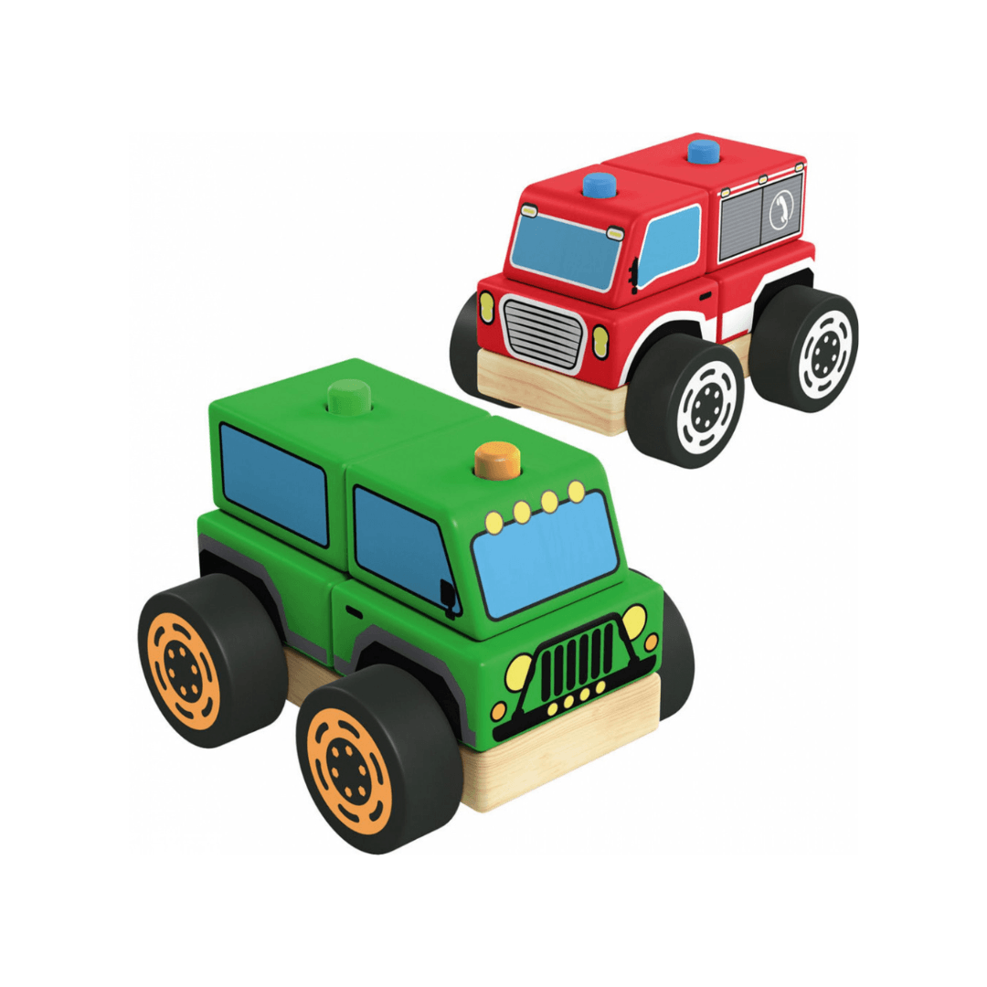 PLAYTIVE Wooden Hight Quality Wooden Vehicles - EUROPEAN HOUSE HOLD