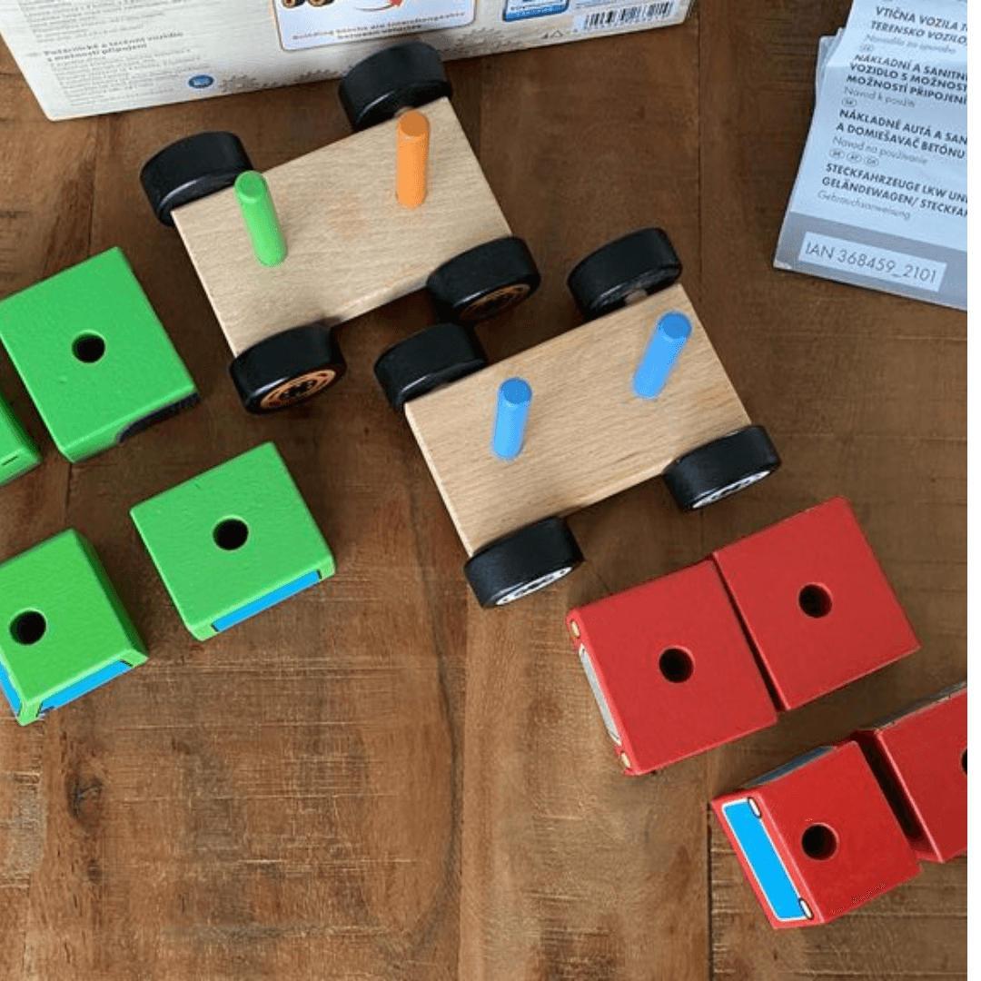 PLAYTIVE Wooden Hight Quality Wooden Vehicles - EUROPEAN HOUSE HOLD