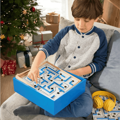 PLAYTIVE WOODEN MAZE GAME - EUROPEAN HOUSE HOLD