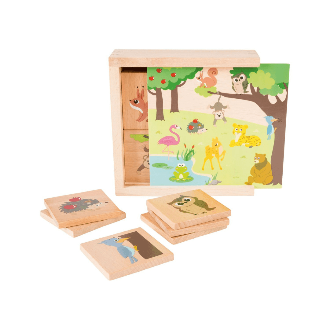 PLAYTIVE WOODEN MEMORY GAME - EUROPEAN HOUSE HOLD