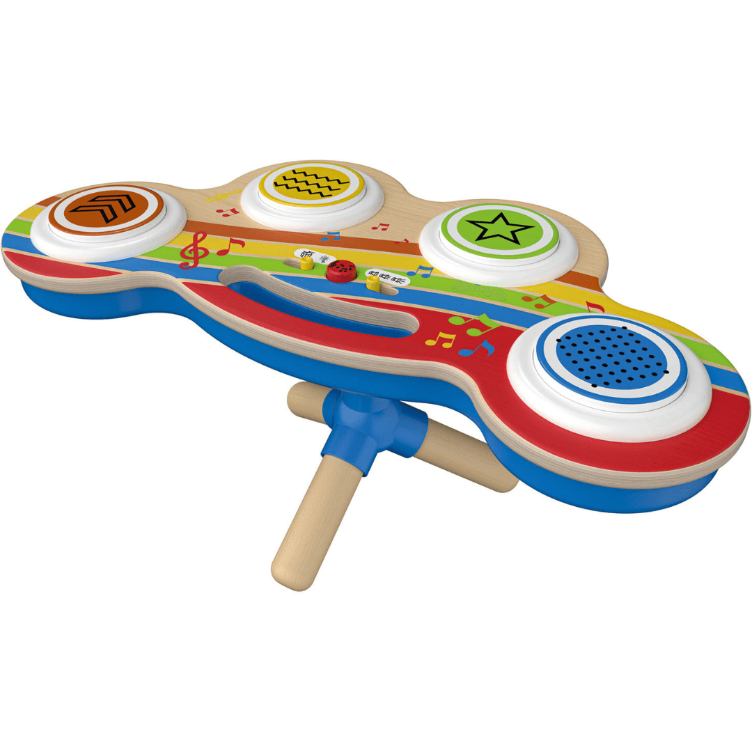 Playtive Wooden Musical Drum Pads - EUROPEAN HOUSE HOLD