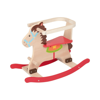 PLAYTIVE WOODEN ROCKING HORSE - EUROPEAN HOUSE HOLD