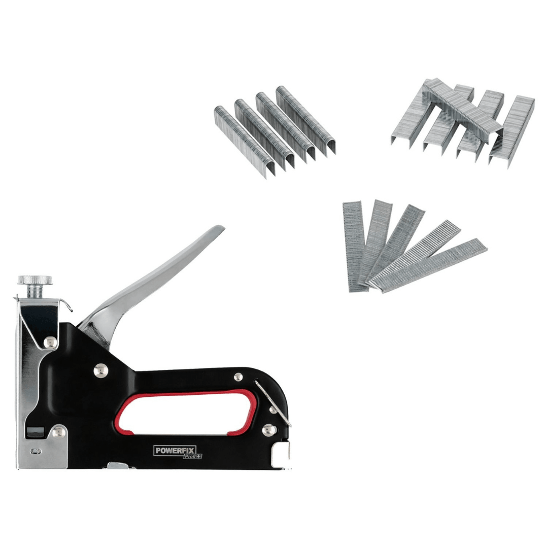 POWERFIX STAPLE GUN SET - EUROPEAN HOUSE HOLD