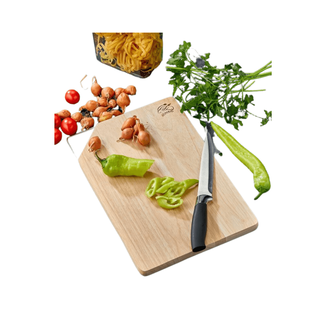 Premium Bamboo Cutting Board 38x25x2cm - EUROPEAN HOUSE HOLD