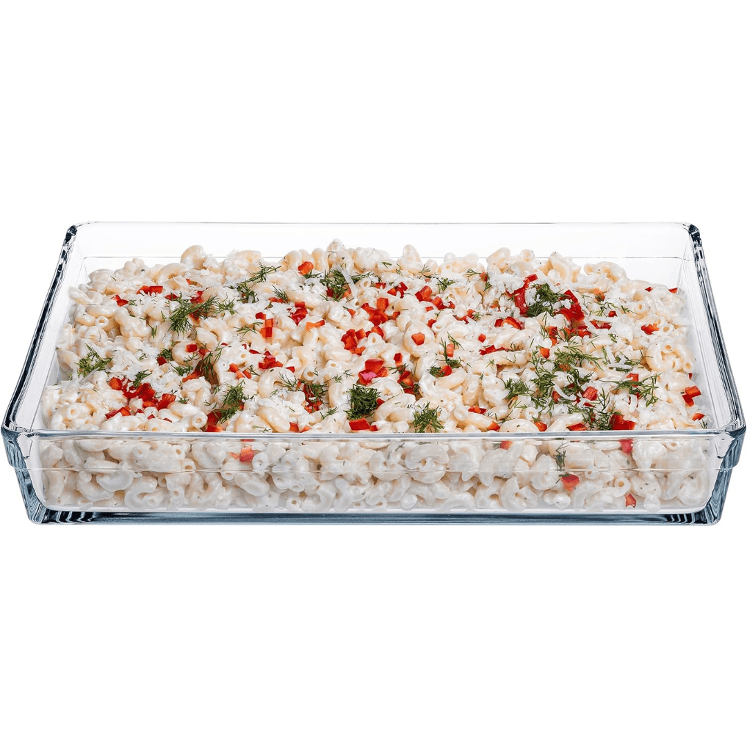 Premium Pyrex Rectangular Glass Casserole 36.7 × 25.7 × 6 CM - EUROPEAN HOUSE HOLD