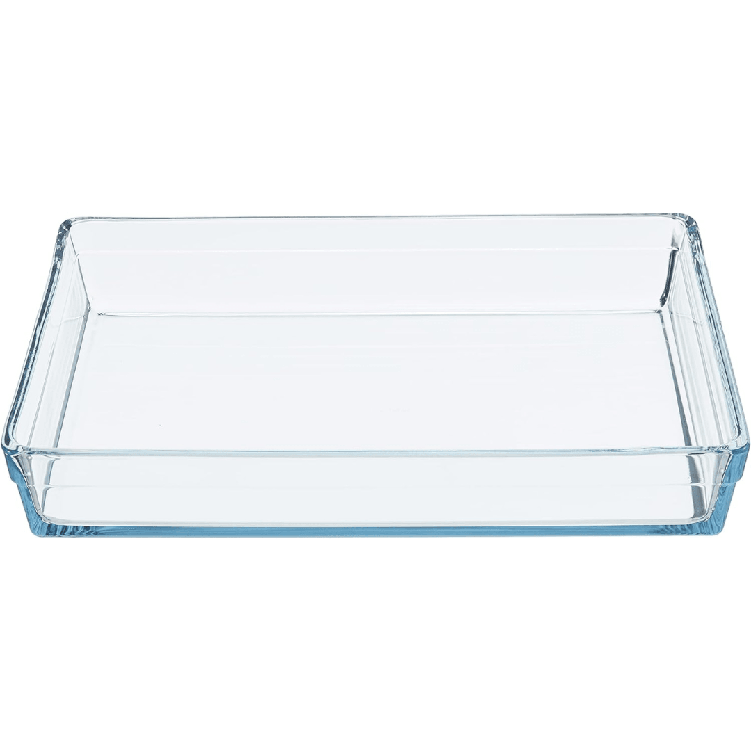Premium Pyrex Rectangular Glass Casserole 36.7 × 25.7 × 6 CM - EUROPEAN HOUSE HOLD