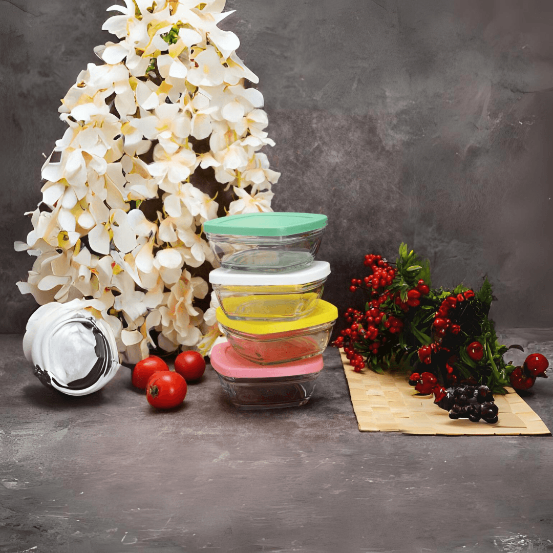 Pudding Storage Pudding Storage Container Colorful 4 Pieces 11 × 5 cm – EUROPEAN HOUSE HOLD