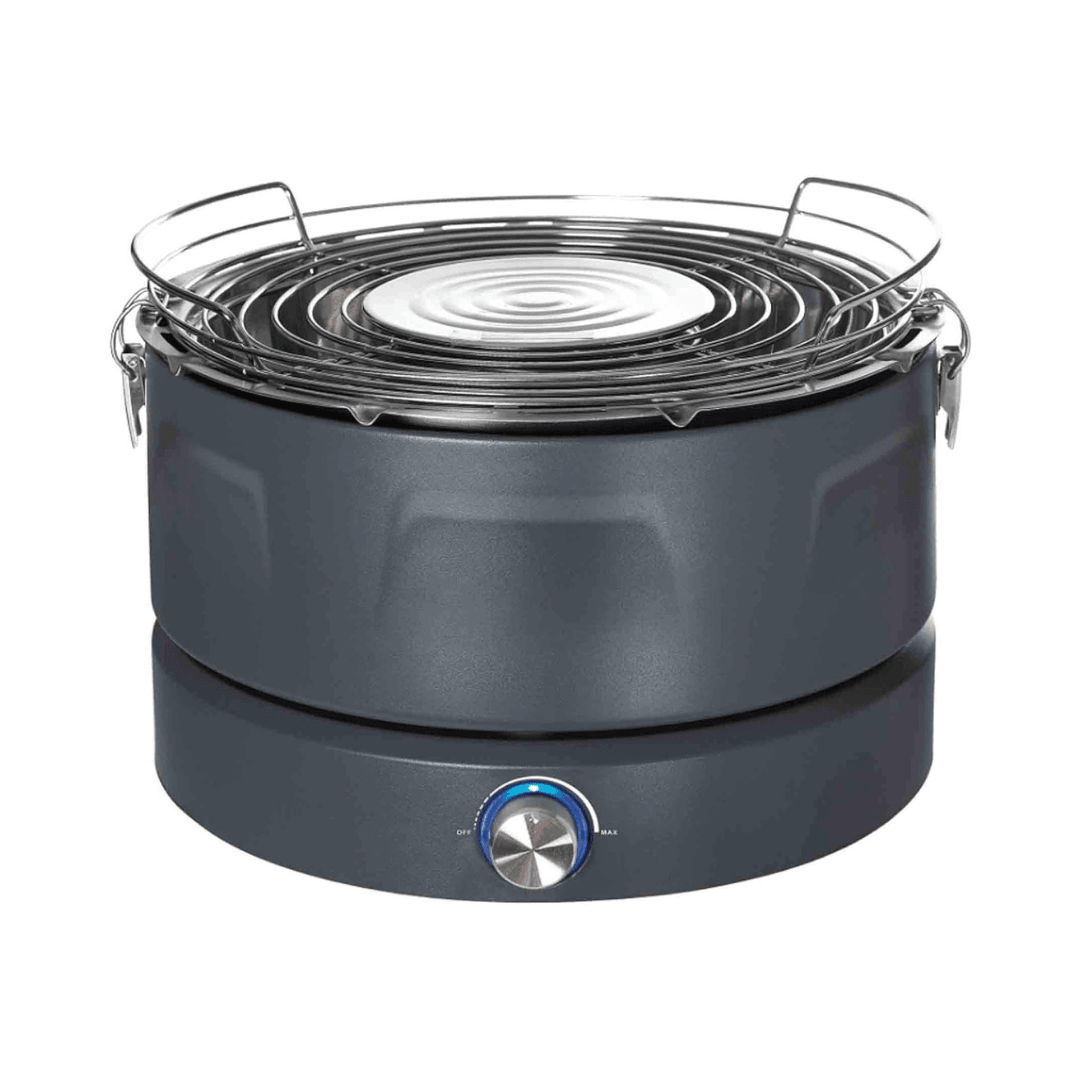 QUIGG Charcoal Barbecue Electric Ventilation Grill Camping Grill Anthracite - EUROPEAN HOUSE HOLD