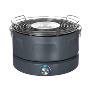 QUIGG Charcoal Barbecue Electric Ventilation Grill Camping Grill Anthracite - EUROPEAN HOUSE HOLD