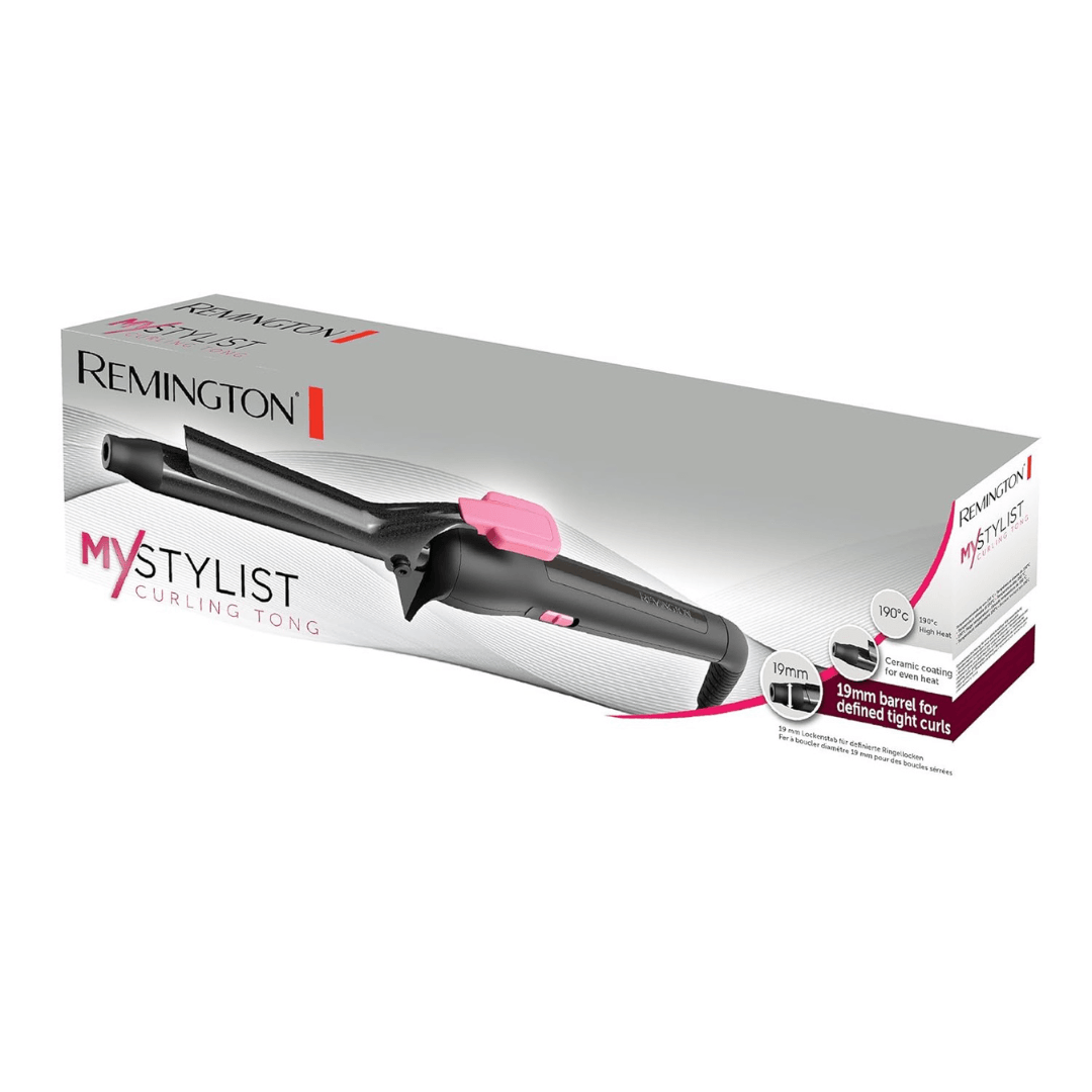 Remington CI1A119 My Stylist Curling Tong , 19 mm-Black - EUROPEAN HOUSE HOLD