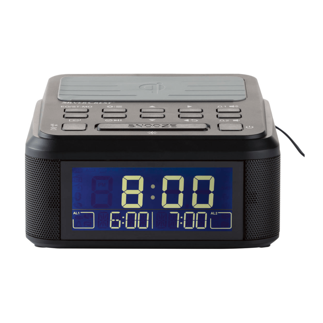 SILVERCREST® Radio Alarm Clock With Bluetooth® SURQ 4 A2 - EUROPEAN HOUSE HOLD