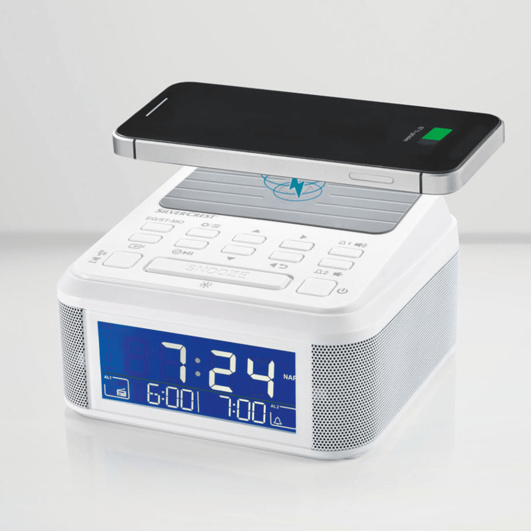 SILVERCREST® Radio Alarm Clock With Bluetooth® SURQ 4 A2 - EUROPEAN HOUSE HOLD
