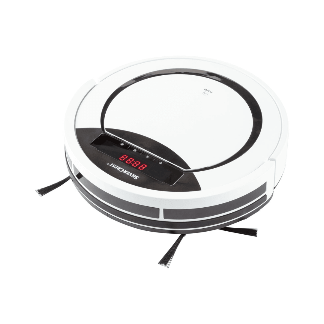 SILVERCREST Robot Vacuum Cleaner, 300 ML Dust Container, 90 Min Autonomy - EUROPEAN HOUSE HOLD