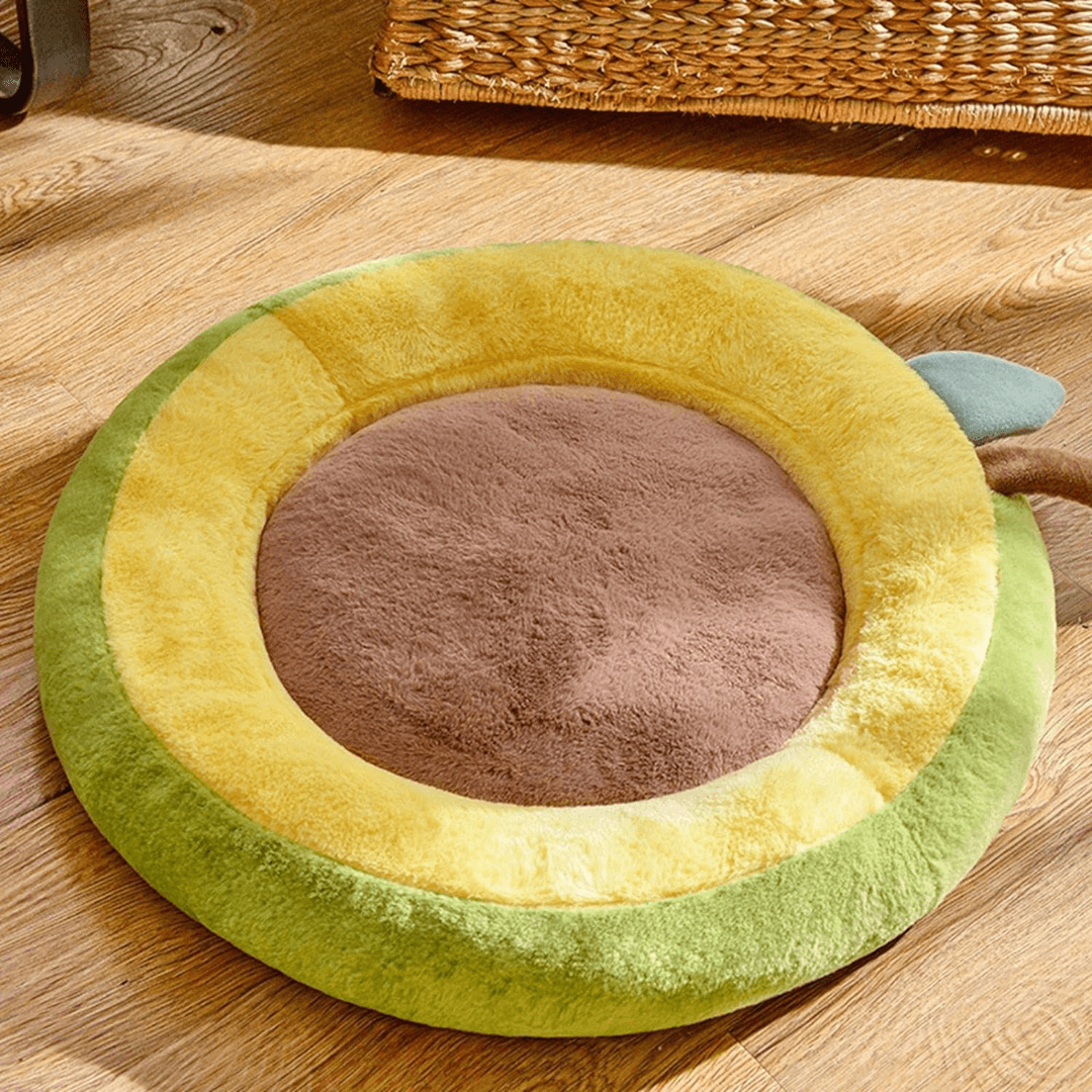 Soft Plush Cat Calming Bed Warm Fluffy Basket Round House - EUROPEAN HOUSE HOLD