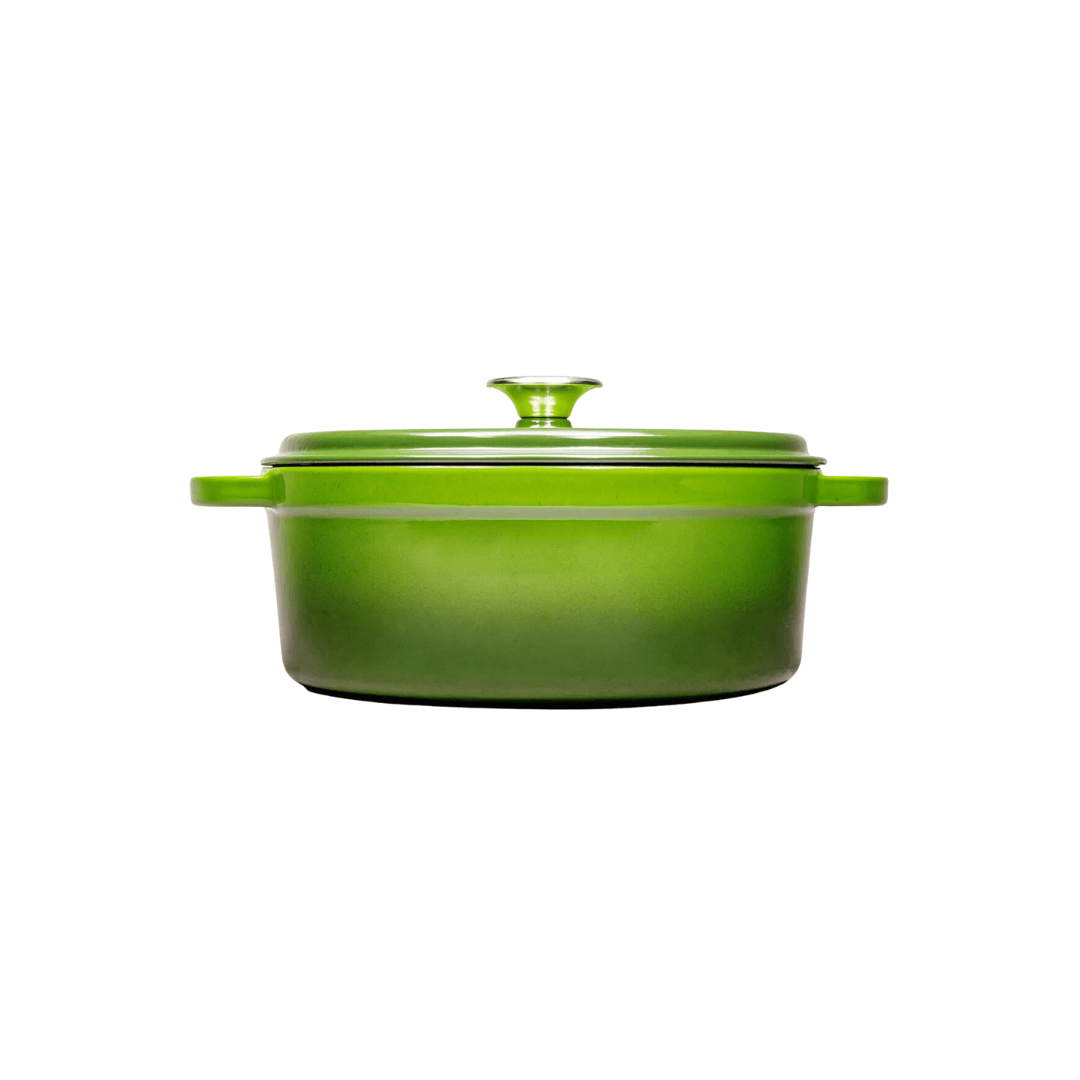 Sürel Green Cast Iron Deep Casserole 28 cm - EUROPEAN HOUSE HOLD