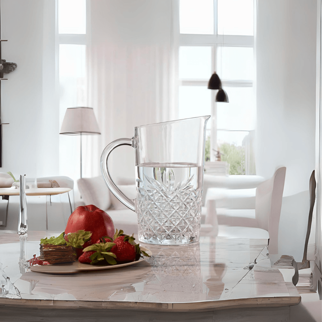 Timeless Series 1.45L Crystal Glass Jug - EUROPEAN HOUSE HOLD