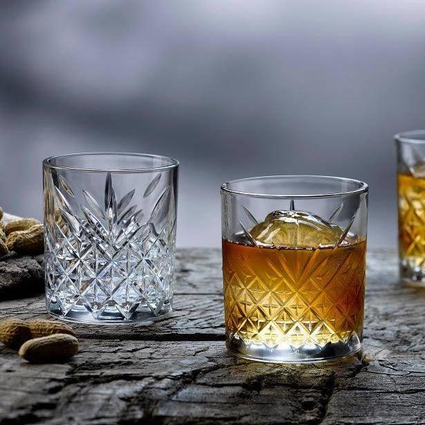 Timeless Whiskey Tumblers, Set of 4 345ML - EUROPEAN HOUSE HOLD