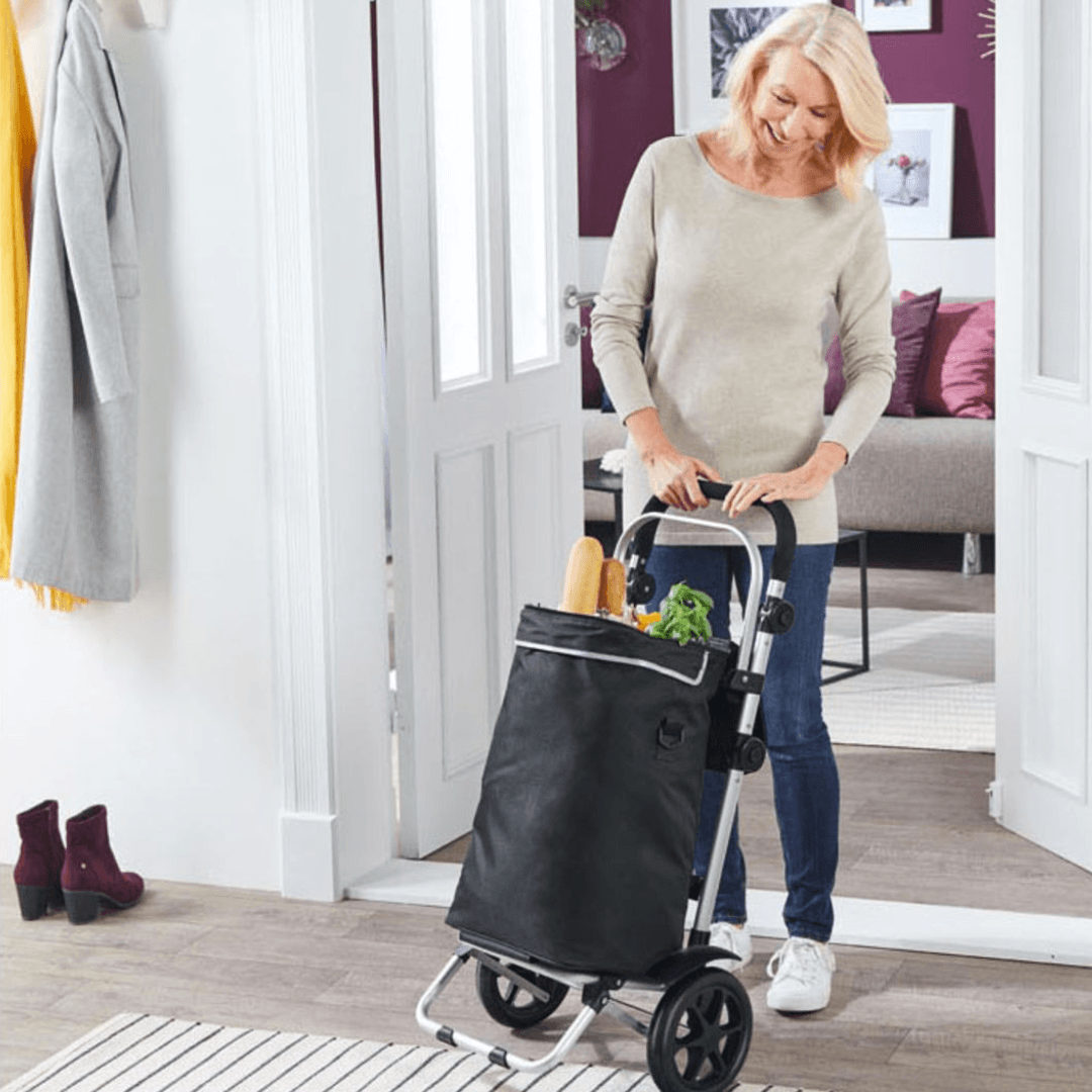 TOPMOVE® Shopping Trolley, Including Folding Mechanism 40L - EUROPEAN HOUSE HOLD