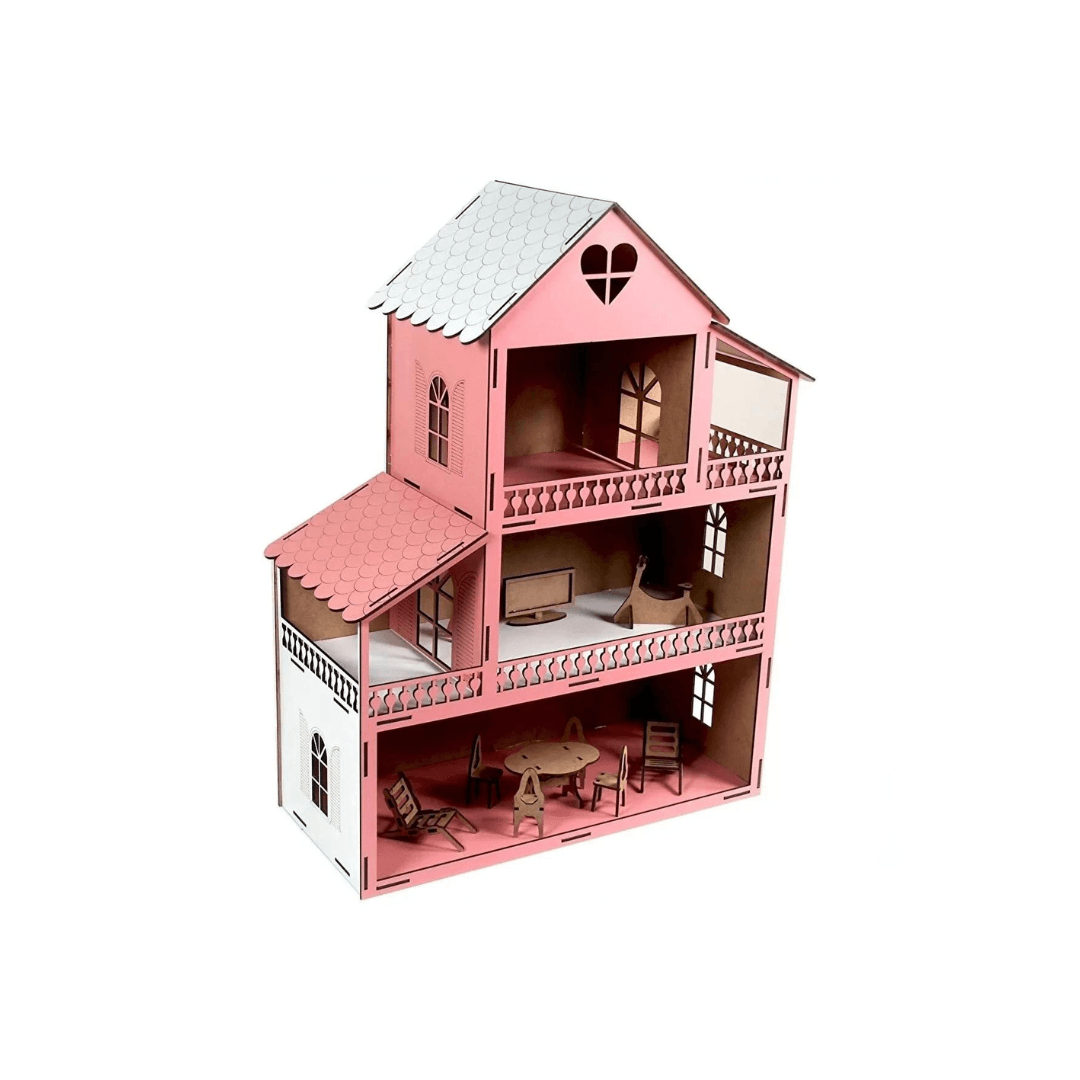 Toy Wooden Heart House - EUROPEAN HOUSE HOLD