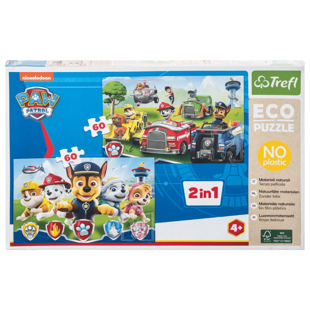 Trefl Puzzle 2 in 1, 2x 60 pieces - EUROPEAN HOUSE HOLD