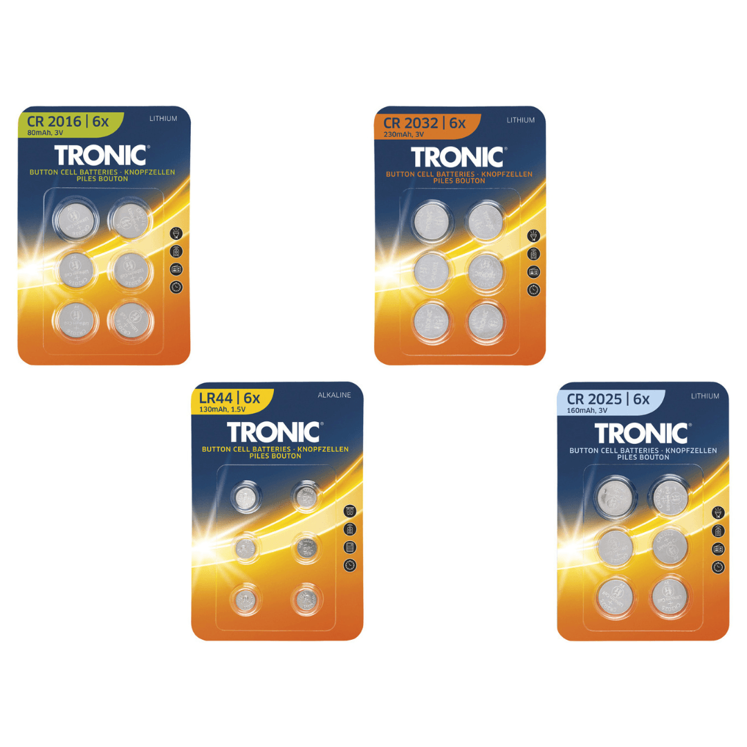 TRONIC® Button cell batteries - EUROPEAN HOUSE HOLD