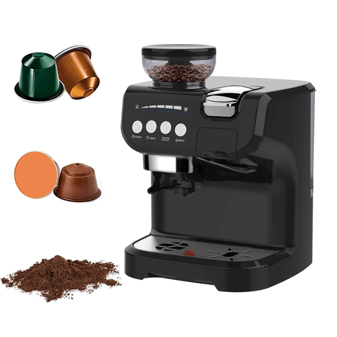 Unique Multi Capsule Coffee Machine With Grinding - EUROPEAN HOUSE HOLD