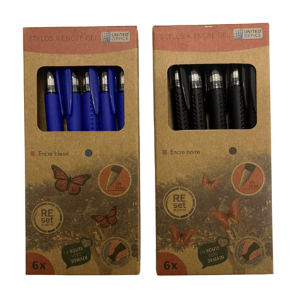 United Office Gel Ink Pen Set - EUROPEAN HOUSE HOLD