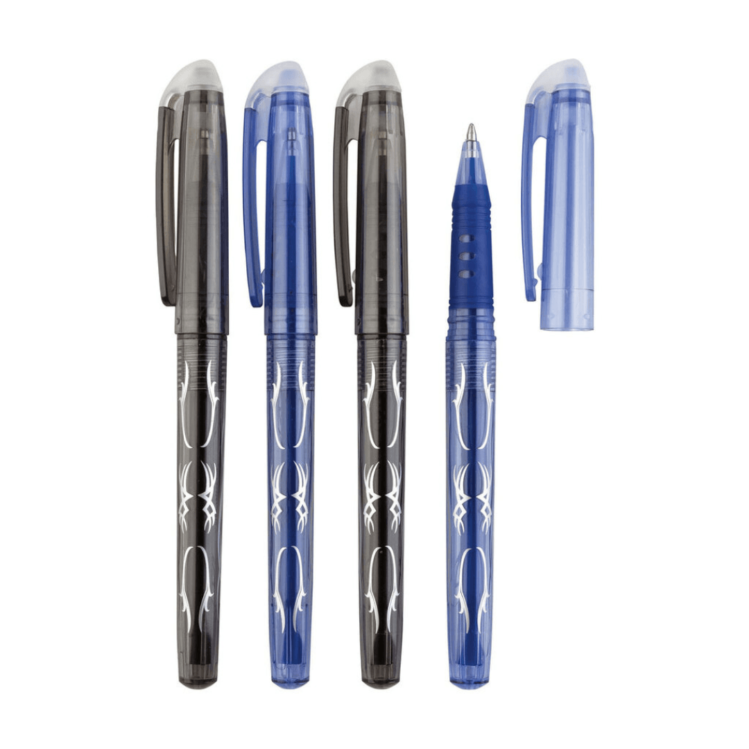 UNITED OFFICE® 4 Erasable Rollerball Pens - EUROPEAN HOUSE HOLD